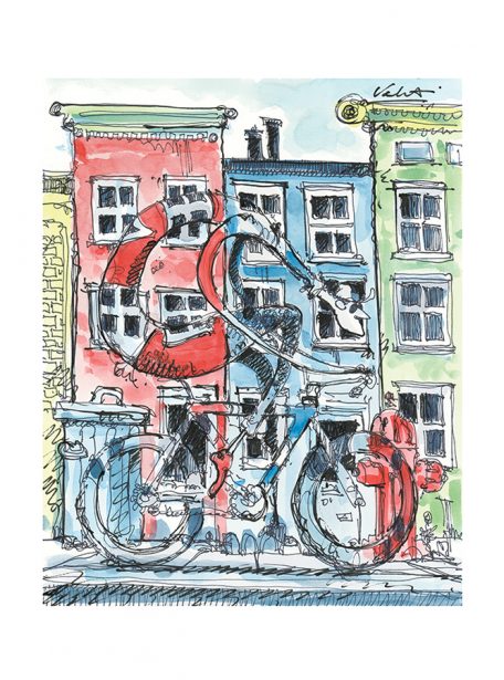 City Ride Cycling Art