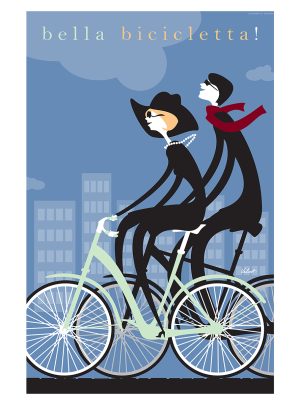 Retro art deco design cycling velo sprint Art Print for Sale by